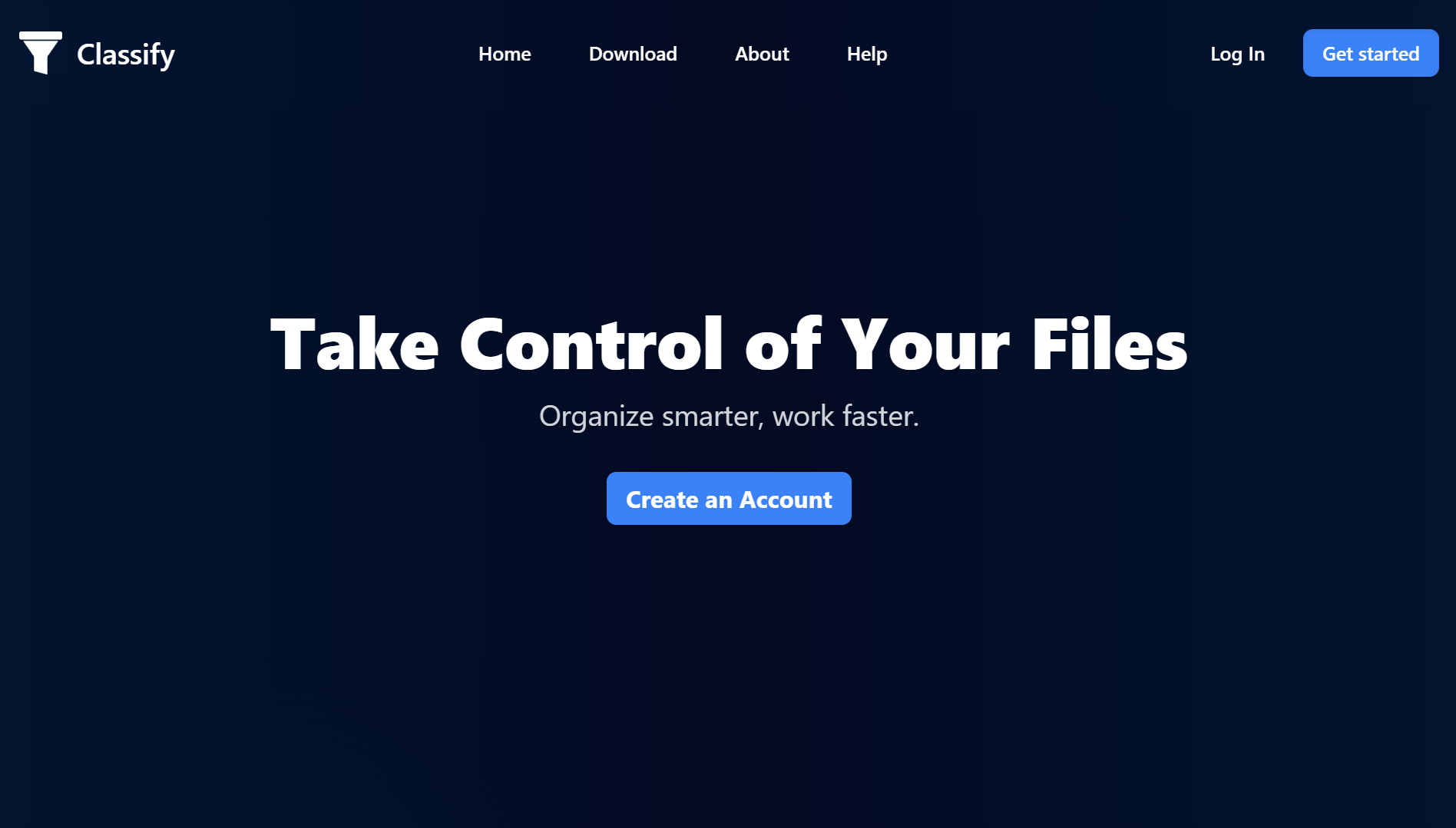Classify File Organizer Software - Bush Coding Product for File Management